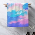 thumbnail image 5 of YFYANG Absorbent Towel, Soft Skin-Friendly Dream Clouds Washcloth Bath Towel, Suitable for All Skin, 27.5 x 16-inch, 5 of 7