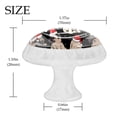 thumbnail image 3 of 4 Pcs Santa Pug Knobs for Kitchen Cabinet Cupboard Dresser Bookcase Drawer Pulls Handles Round Home Decor, 3 of 5