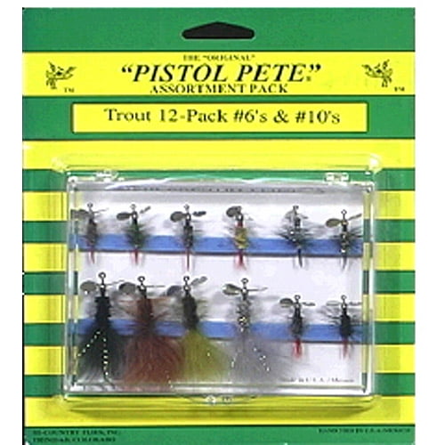 Pistol Pete Hi-Country Trout Flies with Bubble Size #10 ~ NEW 2 