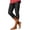 Black-590427BB, variant on Capri Leggings for Women Tummy Control High Waisted Cropped Jeggings with Button Slit Hem Slim Fit Womens Capri Pants White XXL