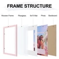 thumbnail image 5 of decorUhome 11x14 Matted to 8x10 Picture Frame, Photo Frame for Gallery Wall or Tabletop Display, Pink, 5 of 10