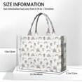 thumbnail image 3 of Large Capacity Tote Bag,Fairy Princess Castle Pattern Handbag Fashion Luxury Tote Bag,15.7"x13"x 5.1" Inches,Laptop Compatible, 3 of 6