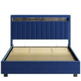 thumbnail image 2 of Lift Storage Bed with RF LED Lights Blue - King, 2 of 5