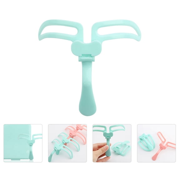 SWETRACE Eyebrow Shaping Trimming Stencil Precise Light Green 1Pcs 5.2x3.9x0.4In