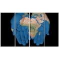 thumbnail image 2 of African Map in Our Hands - Abstract Canvas Artwork, 2 of 3