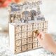 thumbnail image 4 of Calendario de Adviento de madera con luces LED de Navidad, adorno de cuenta regresiva de Papá Noel con batería, casa de pueblo, caja de cajones, regalo de Año Nuevo, 4 of 4