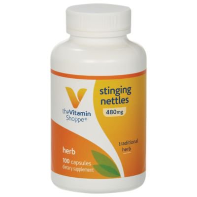 The Vitamin Shoppe Stinging Nettles 480MG (Urtica Dioica Leaf), A Traditional Herb, Seasonal Support (100