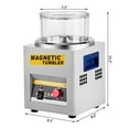 thumbnail image 6 of KT-185 Magnetic Tumbler Jewelry Polisher Mini Metal Finisher Finishing Machine AC 110V/220V Gold Precision Parts Polisher, 6 of 6