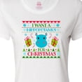 thumbnail image 4 of Inktastic I Want a Hippopotamus for Christmas Cute Ugly Sweater Women's T-Shirt, 4 of 5