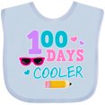 thumbnail image 3 of Inktastic 100 Days Cooler in Pink Girls Baby Bib, 3 of 4