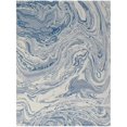 thumbnail image 1 of Amer Rug CRR57696 7 ft. 6 in. x 9 ft. 6 in. Carrara 5 Hand-Tufted Area Rug - Light Blue, 1 of 1