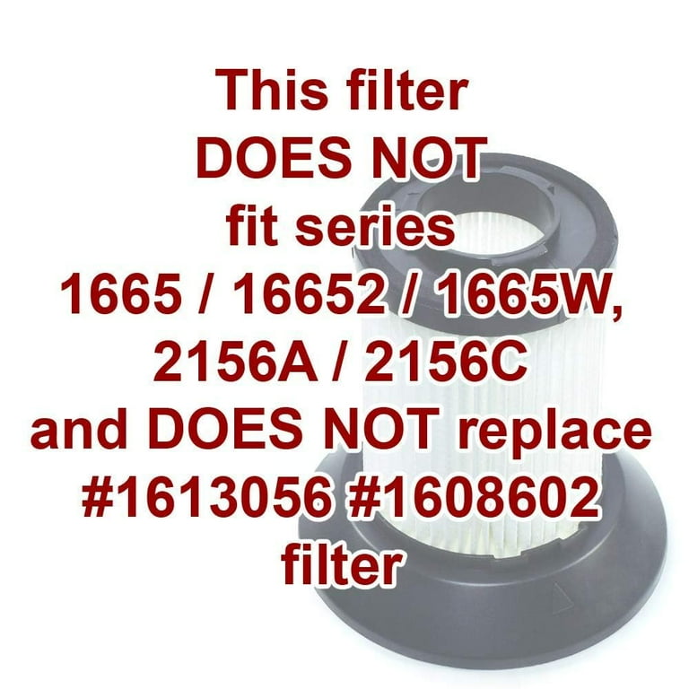 HQRP Dirt Cup Filter for Bissell Zing 2031532 fits 10M2