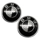 thumbnail image 2 of 2 Uds Insignia emblema tapa maletero Blanco 82MM + 74MM para E81 E82 E87 E88 F20 F21 JShteea, 2 of 9