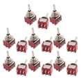 thumbnail image 1 of Unique Bargains 15Pcs AC 250V/2A 120V/5A DPDT 6 Pin On/Off/On Mini Toggle Switch Replacement, 1 of 2