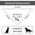 thumbnail image 2 of Promoted to Big Brother Sister Pet Dog Bandanas Triangle Scarf Bandanas Bibs Birthday Party Props Gender Revealing Photo Props Accessories for Pet Dog Lovers Gifts Pack of 2, 2 of 6