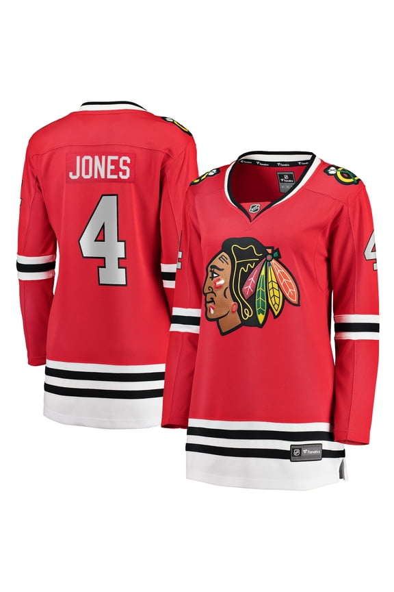 Women's Fanatics Branded Seth Jones Red Chicago Blackhawks Home Breakaway Player Jersey