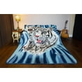 thumbnail image 5 of 9 White Tigers Flannel Blanket, QUEEN, 79"x 95", Lightweight Microfiber, Multi Purpose, 5 of 5