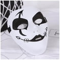 thumbnail image 2 of Halloween Disfraz de FreakMasc 3 pzas. 18x16x4 cm Plástico PVC Blanco y Negro Máscara Demoniaca., 2 of 2