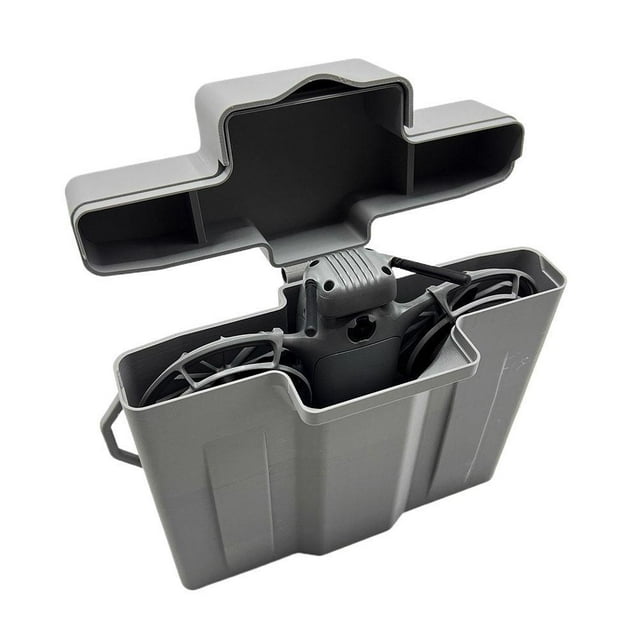 Protective Drone Carrying Case Hard Shell Storage Box Shockproof Scratch Resistant Gray Travel