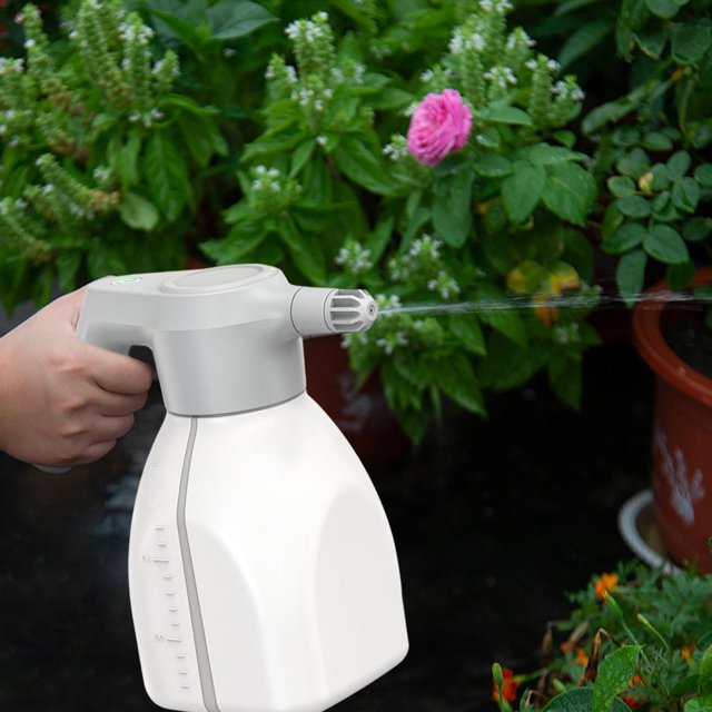 Pulverizador eléctrico de mano para jardín, rociadores de agua para plantación de jardinería, rociador manual de 1,5 l para riego, limpieza, esteriliz Soledad rociador de riego eléctrico