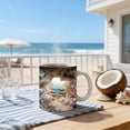 thumbnail image 3 of SIYTUAU Ceramic Coffee Mug Seashell Beach Design Ocean Coastal Theme Cup For Shell Lovers Nautical Home Decor Kitchen Drinkware 15 Oz, 3 of 6