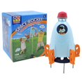 thumbnail image 1 of Rociador de cohetes de juguete, rociador de cohetes de plástico azul para niños, niños en césped de jardín, 1 of 5