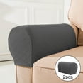 thumbnail image 4 of 1 par de reposabrazos de tela Protector de muebles para sofá Gris Sunnimix Fundas de reposabrazos de sofá, 4 of 8