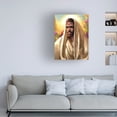 thumbnail image 2 of Canvas Wall Art - Salaam Muhammad 'Jesus Peace' Wall Art for Living Room, Bedroom, or Office Décor by Trademark Fine Art - 14 x 19 Inches, 2 of 4