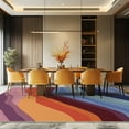 thumbnail image 5 of Pentantan Rainbow Line-Inspired Area Rug, 9'x12' Colorful Machine Washable Carpet, Perfect for Living Room, Sofa, Bedroom Decor, 5 of 8