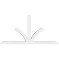 thumbnail image 2 of 84"W x 42"H x 4"D x 4"F, 12/12 Pitch, Richland Architectural Grade PVC Gable Bracket, 2 of 8