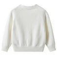 thumbnail image 4 of UngA Toddler Baby Girl Boy Cardigan Long Sleeve Button Knit Sweaters for Girls Boys Knitwear Jacket Warm Solid Outfit Fall Winter Clothes ( Red,7-8 Years), 4 of 4