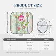 thumbnail image 3 of Disketp 2 Piece Vintage Wood Background With Floral Pattern Windshield Sunshades,Folding Windshield Sun Shade For Car Suv Trucks Sedan,Blocks Uv Rays Sun Visor Protector-Small, 3 of 7