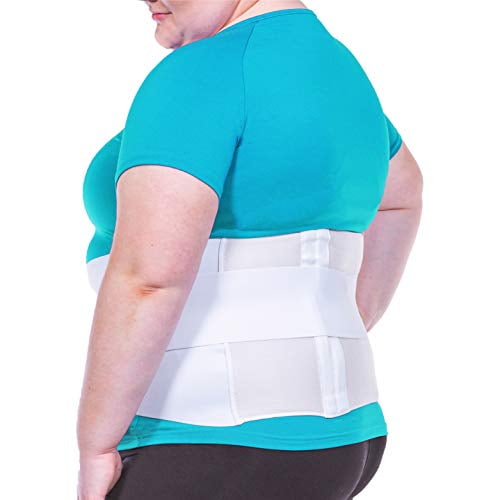BraceAbility Plus Size 3XL Bariatric Back Brace - XXXL Big and Tall Lumbar  Support Girdle for Obesity Lower Back Pain in Extra Large, Heavy or Overwei
