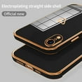 thumbnail image 4 of Compatible with iPhone XR Case for Women Girls, Cute Love Heart Pattern Electroplated Design Full-Around Soft Slim TPU Protective Bumper Cover for iPhone XR 6.1＂ -Black, 4 of 7