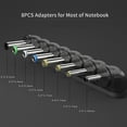 thumbnail image 3 of Pristin Power Adapter,Supply Adapter 96W 12V 24V Adjustable Adapter 8Pcs 12V Universal Lap Power Portable r US Laptop Power Adapter Universal Laptop Power 8Pcs 12V 24V 96W Universal Lap Power r QISUO, 3 of 7