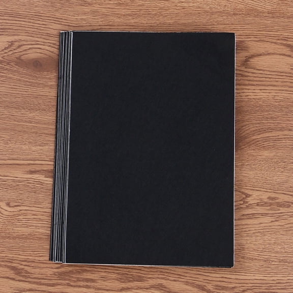 FOLOYORI 10 Sheets Felt Sheets for Production Black 30x21cm