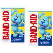 Band-Aid Brand Bandages, Nickelodeon Blue's Clues & You, 20 ct (Pack of 2)