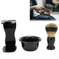 thumbnail image 1 of Domqga Kit de Brosse à Raser, Ensemble de 3 Brosses à Raser pour Barbe, Bol de Rasage de Sécurité pour Hommes, Support de Rasage, 1 of 8