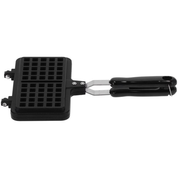 Waffle Maker Pan, Waffle Maker Mold Pan Waffle Baking Mold Waffle Pan Cake Maker Pan with Heat-Insulation Handle for Coffee Shop