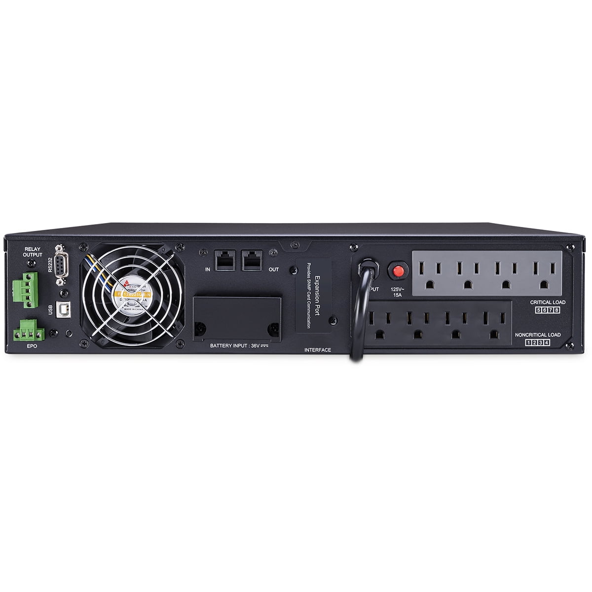 CyberPower OL1500RTXL2U 1.35kW 120V Uninterruptible Power Supply, 8-Outlets