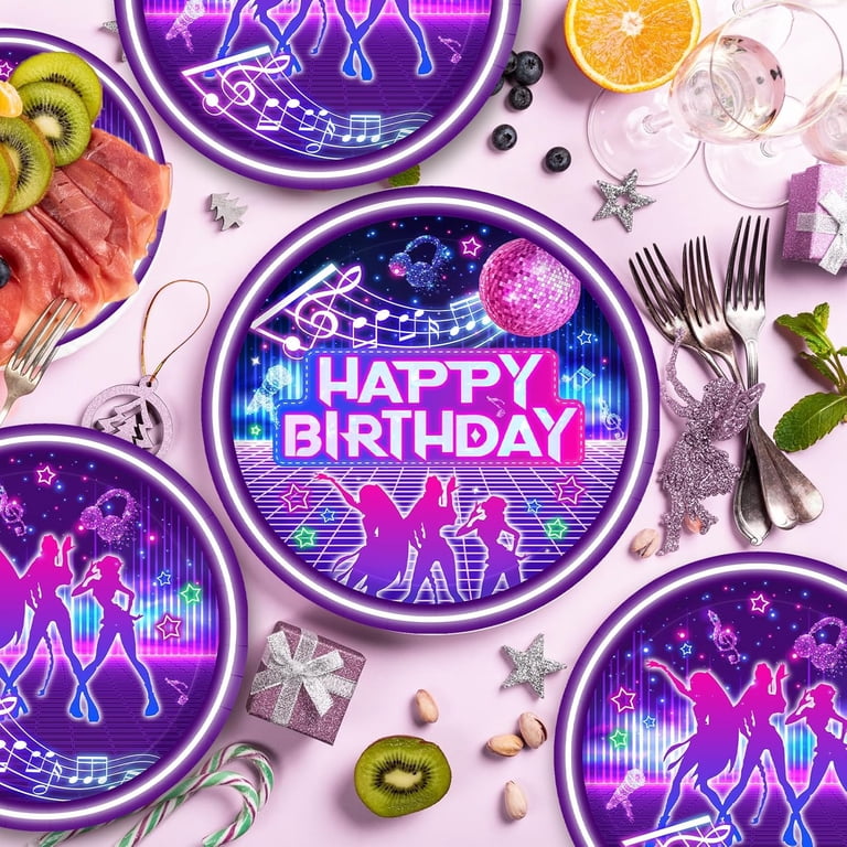 Olexman, Kpop Birthday Decorations, 168Pcs, Purple - Walmart.com