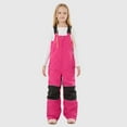 thumbnail image 2 of TBWNWG Girls Insulated Bib Overalls Warm Windproof Pants for Winter Skiing Snowboarding And Outdoor Adventures,Sizes 2-3 Years, 2 of 8