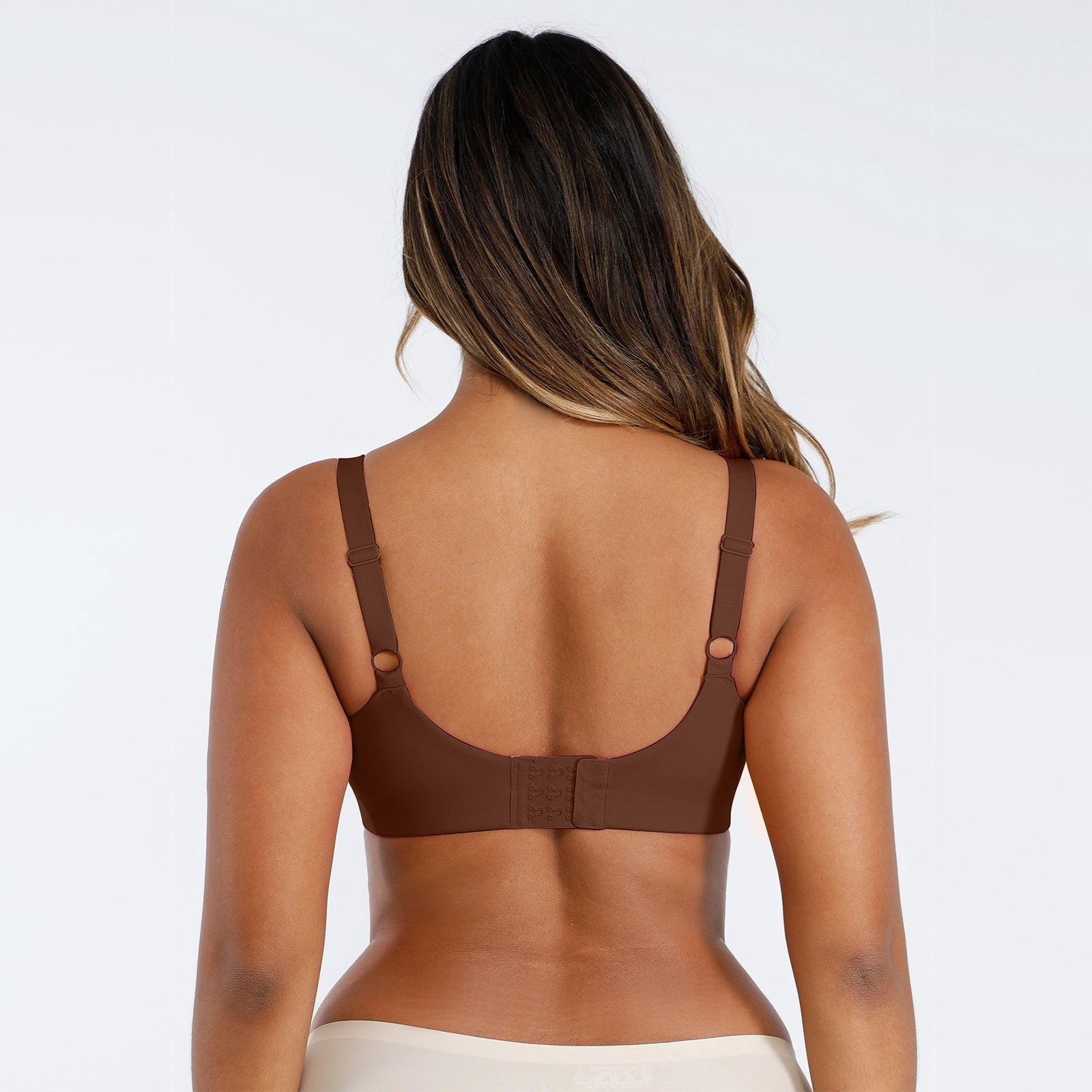 FeelinGirl Underwire Adjustable Deep V-Neck Bra