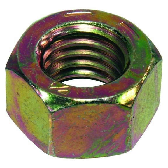 The Hillman Group 180412 Grade 8 Hex Nut, 1/2-Inch by 13-Inch, 50-Pack