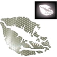 thumbnail image 3 of Lishi Reflective Safety Decals/Stickers for Motorcycle, Bicycle, Helmets, or Vehicles (3 Pieces, 3 Colors), 3 of 3