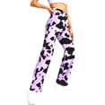 thumbnail image 4 of ITFABS Jeans à Jambe Grand Taille Haute pour Femmes avec Poche, Motif Vache Imprimé, 4 of 8
