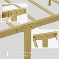 thumbnail image 6 of Yaheetech Metal Platform Bed with Arrow Design,Twin,Antique Gold, 6 of 8