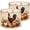 Color 3, variant on Lampshades 2 Pack Rooster Pumpkins Autumn Leaves Vintage Rustic Farmhouse 13"x13"x10" Light Shade for Table Lamps Floor Lamp Shades Lampshade Replacement Easy Assembly Whimsical for Nursery