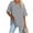 Light grey, variant on Women's Oversized T Shirts Half Sleeve V Neck Comfy Tunic Tops