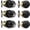Black, variant on Entry Door Knobs Lock Set and Single Cylinder Deadbolt Combination Set, Entry Door Locksets with Deadbolt Same Key， Flat Black (3 Pack), Keyed Alike